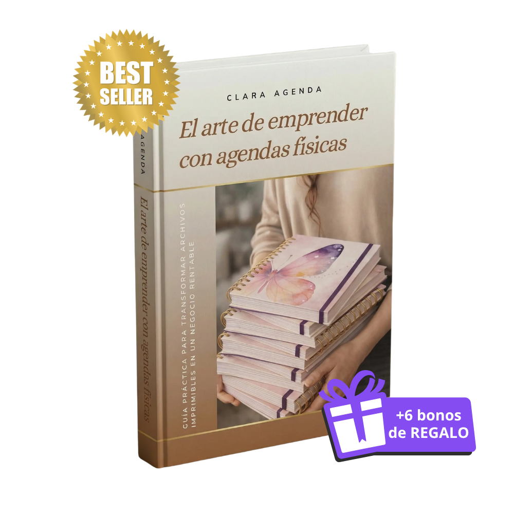 Guía Completa Crear y Vender Agendas + 6 regalos