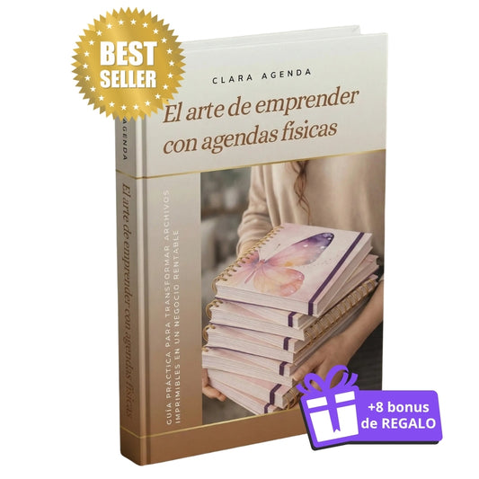 Súper Pack - Guía para emprender con agendas + recursos listos para usar